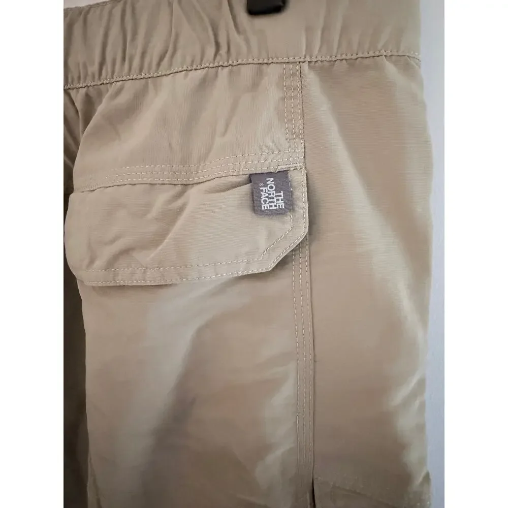The North Face Men's Paramount Convertible Khaki Hiking Outdoor Pants-Size M